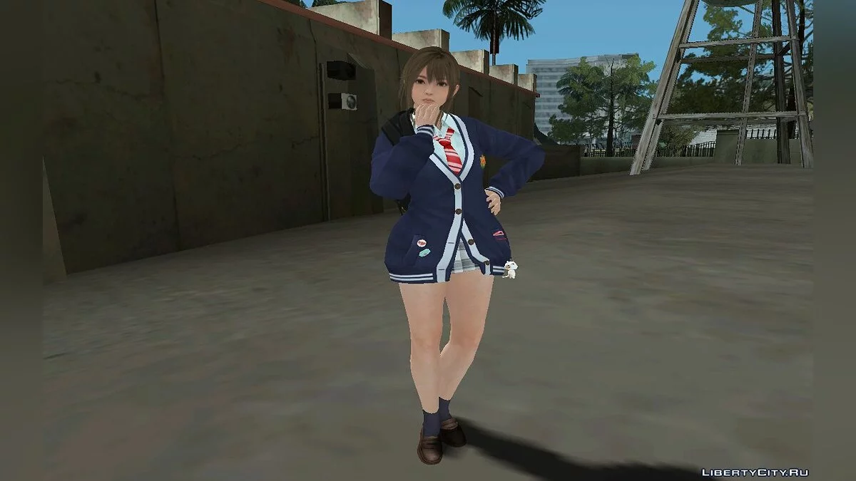 Мисаки в школьной форме / GTA San Andreas