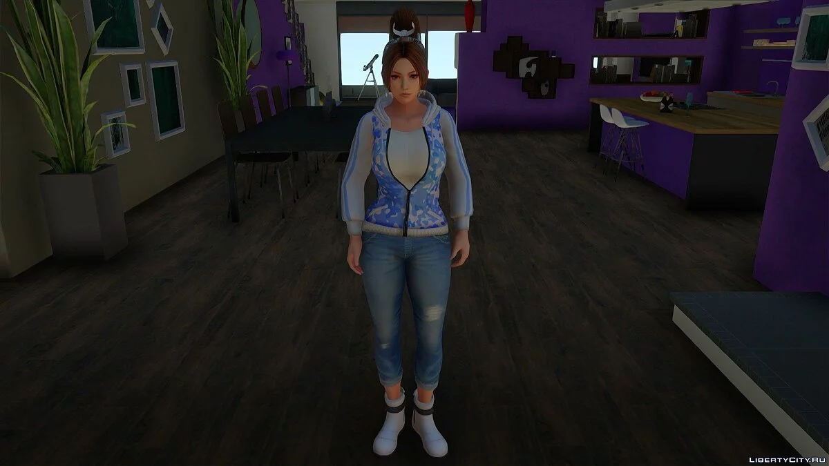 Мэй Ширануи в повседневной одежде v14 / GTA San Andreas