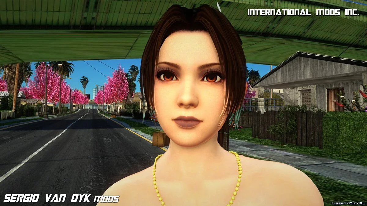 Мэй Ширануи в темной повседневной одежде / GTA San Andreas