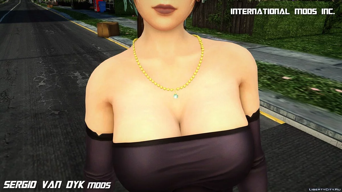 Мэй Ширануи в темной повседневной одежде / GTA San Andreas