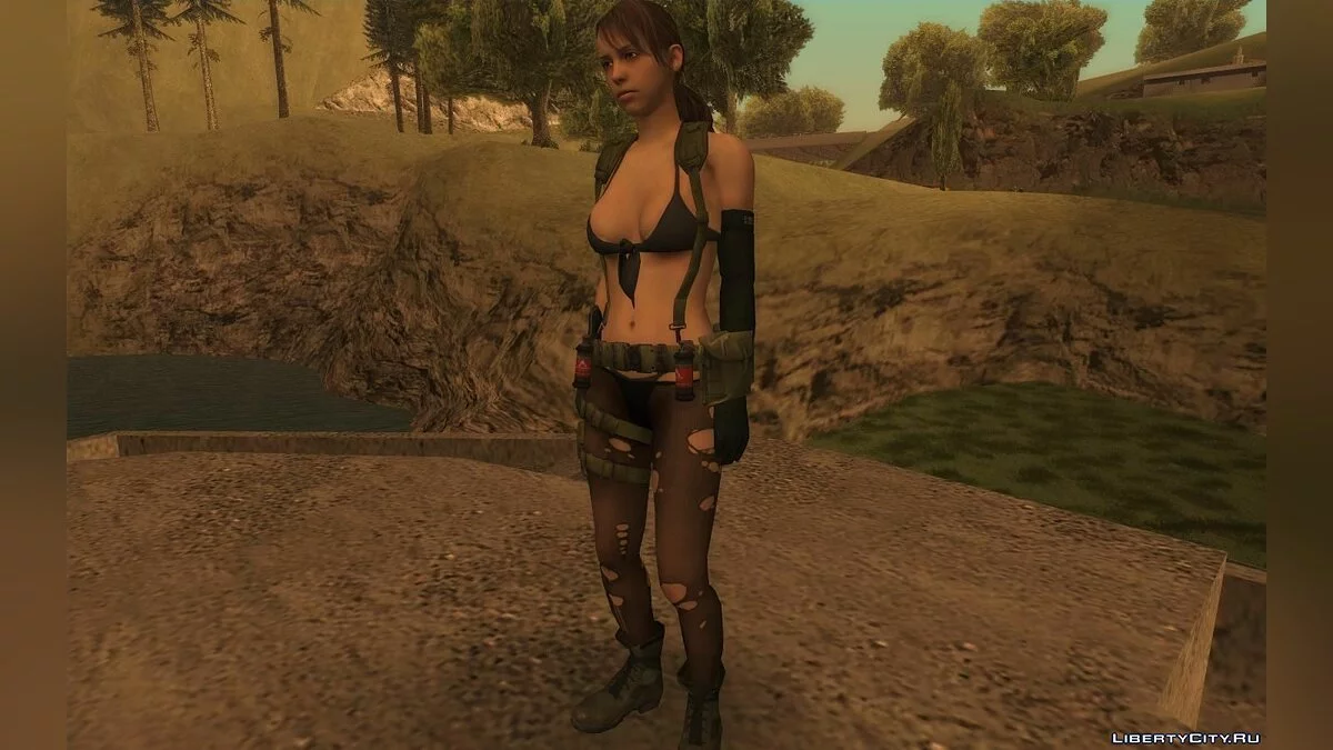 Молчунья из Metal Gear Solid V / GTA San Andreas