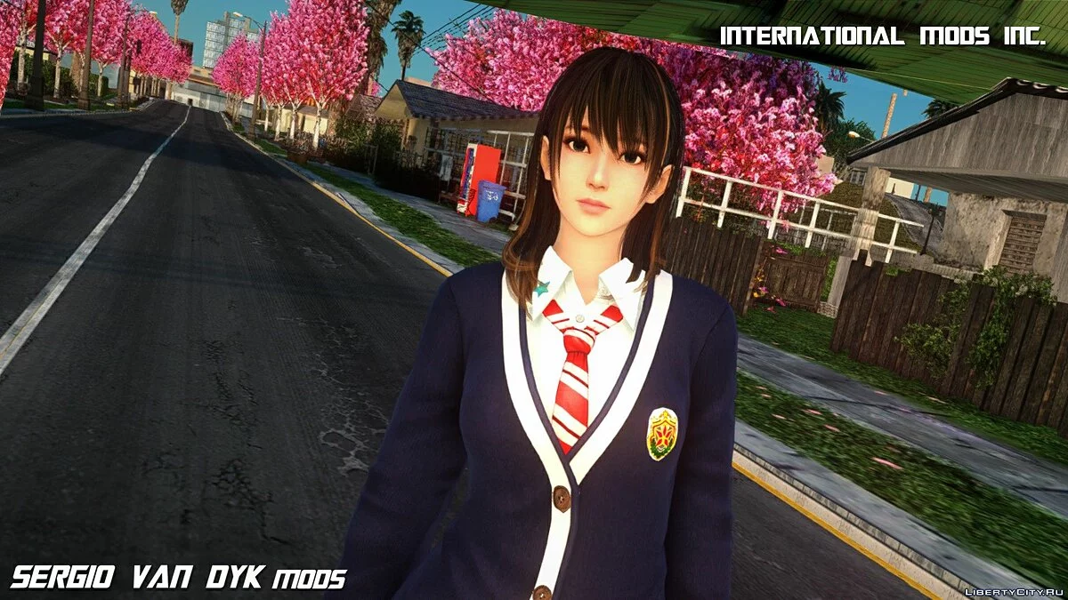 Нанами в школьной форме / GTA San Andreas