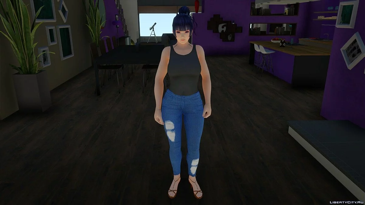 Ниотенгу в повседневной одежде v8 / GTA San Andreas