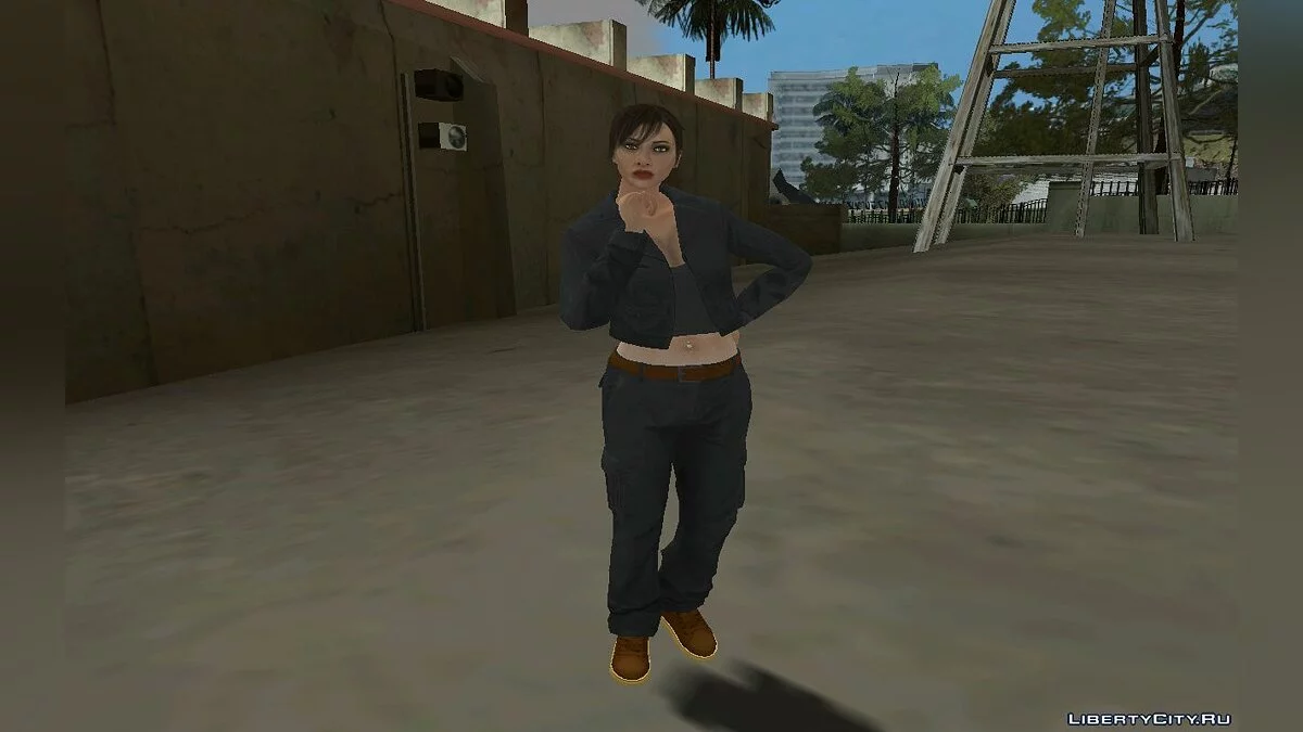Новый скин Каталины HD (Стиль GTA 3) / GTA San Andreas