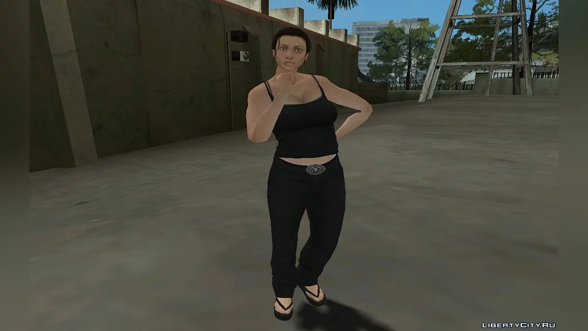 Новый скин Каталины HD (Стиль GTA San Andreas) / GTA San Andreas