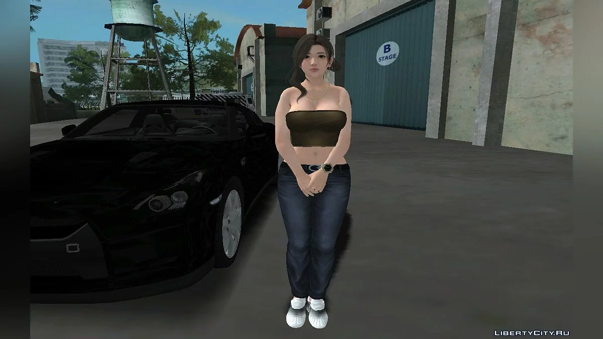 Саюри в повседневной одежде / GTA San Andreas