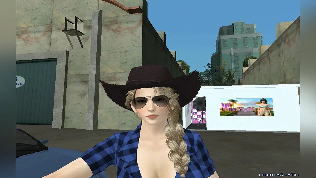 Сара Брайан в наряде пастушки / GTA San Andreas