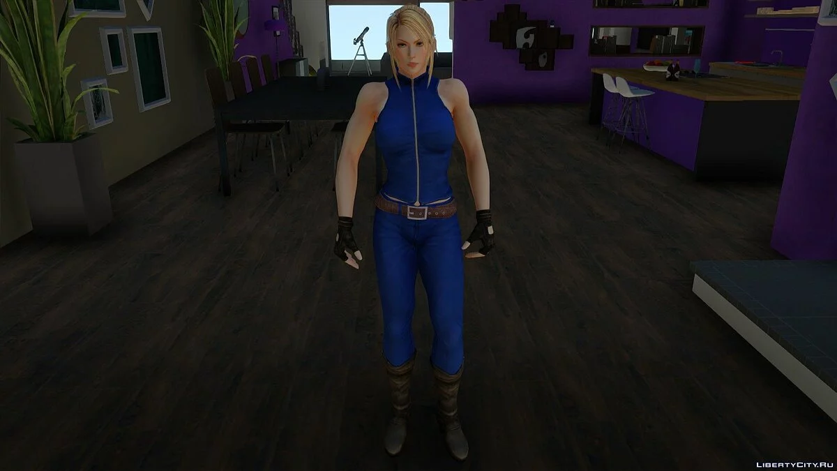 Сара Брайант (Костюм 1) из Dead Or Alive 5 / GTA San Andreas