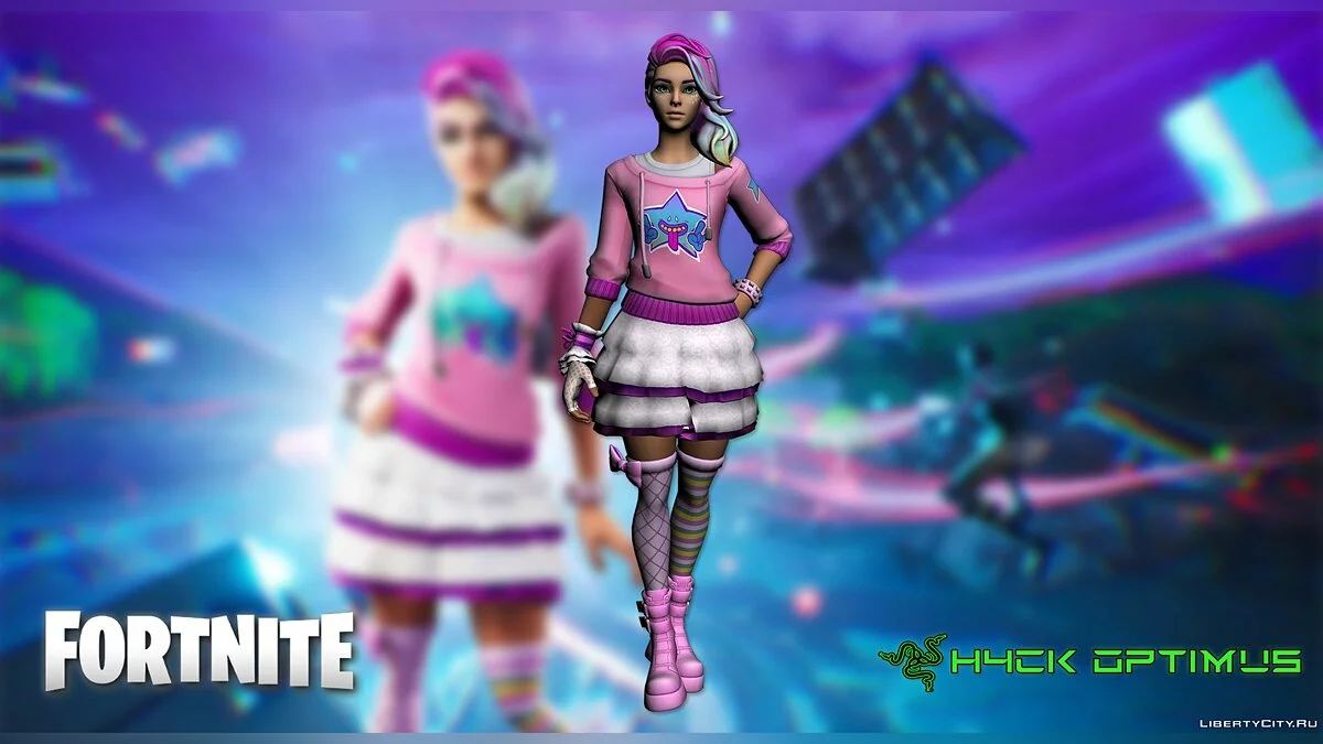 Starlie из Fortnite / GTA San Andreas