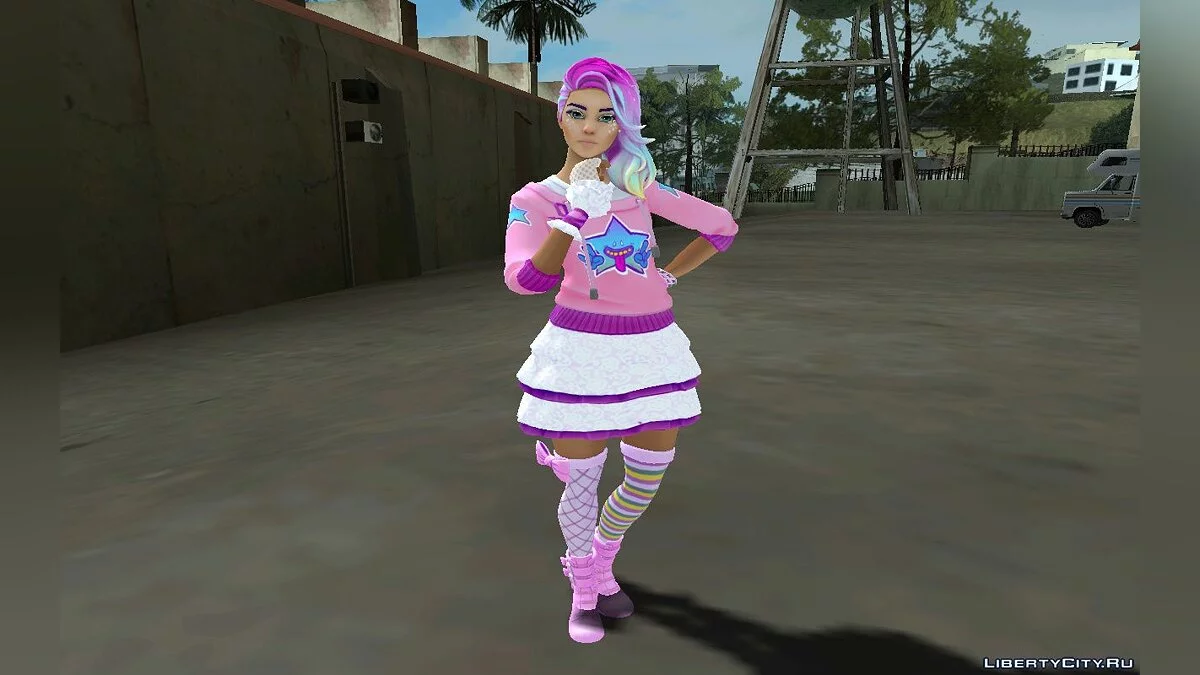 Starlie из Fortnite / GTA San Andreas