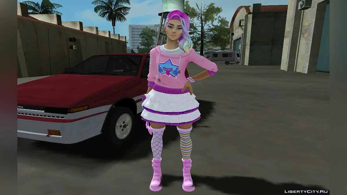 Starlie из Fortnite / GTA San Andreas