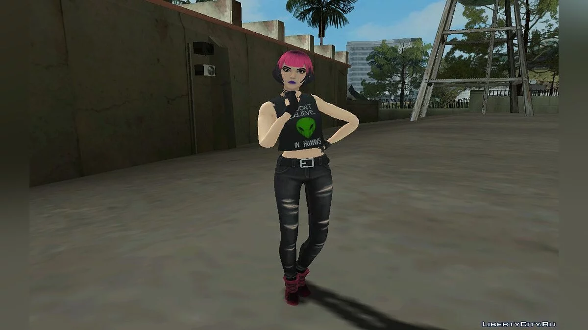 Sunny из Fortnite / GTA San Andreas