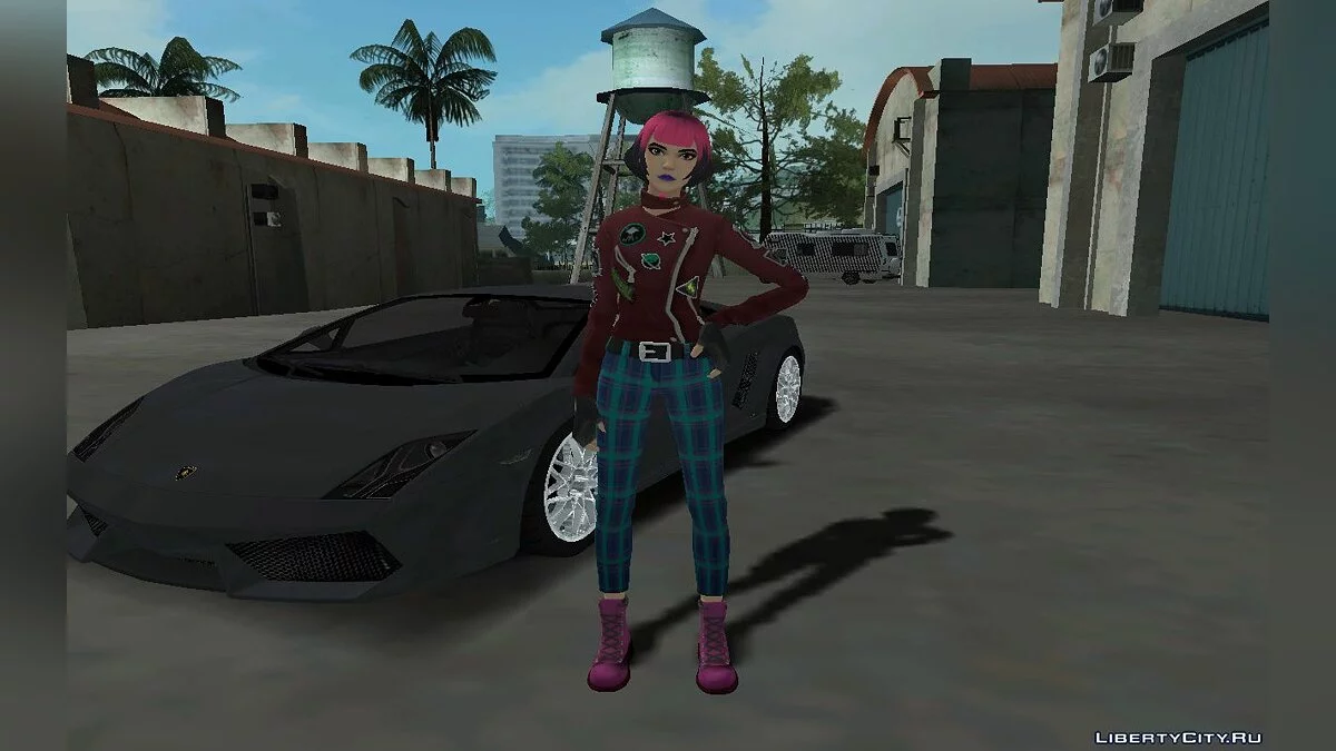 Sunny из Fortnite / GTA San Andreas