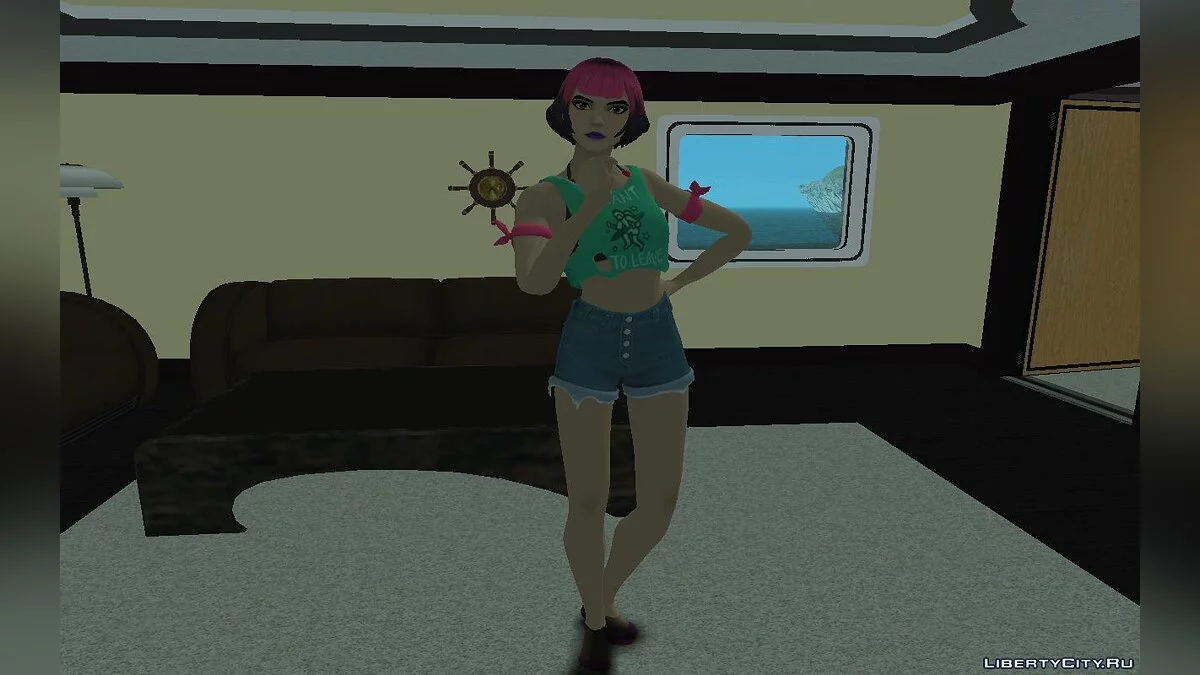 Sunny из Fortnite / GTA San Andreas