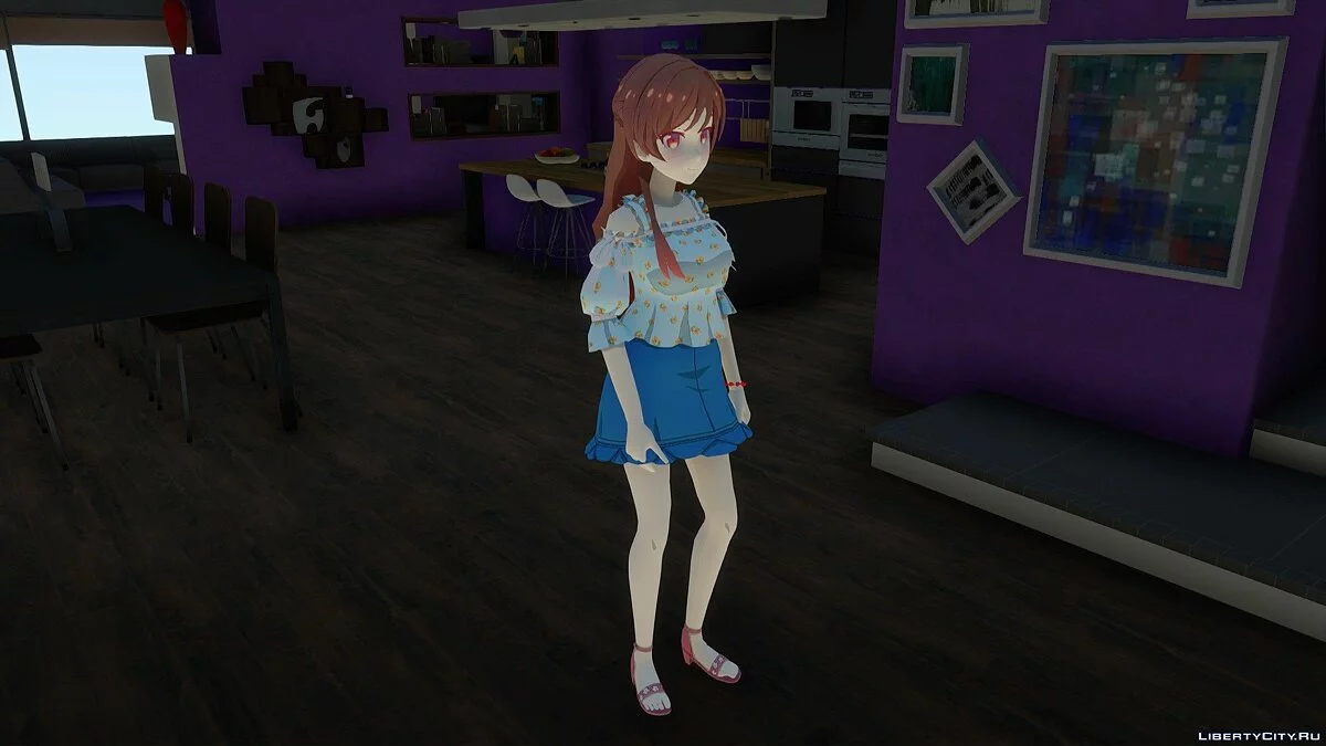 Тидзуру Итиносэ из Kanojo Okarishimasu / GTA San Andreas