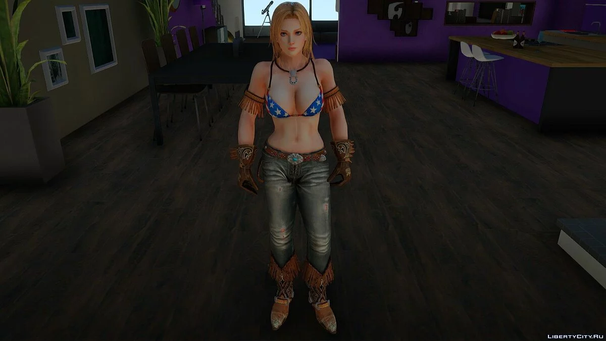 Тина Армстронг (Костюм 1) из Dead Or Alive 5 / GTA San Andreas