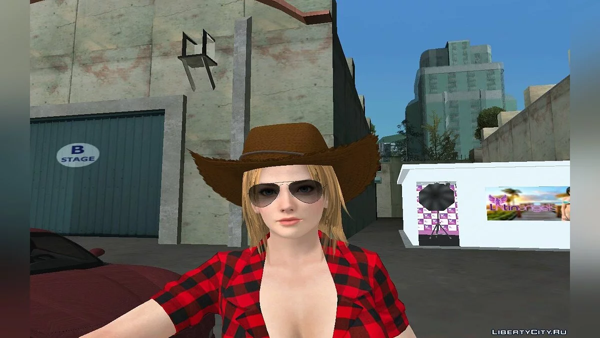 Тина Армстронг в наряде пастушки / GTA San Andreas
