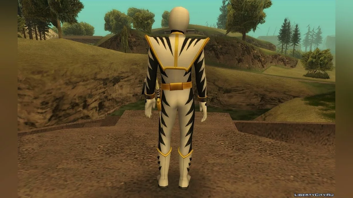Белый Рейнджер из Power Rangers Dino Thunder / GTA San Andreas