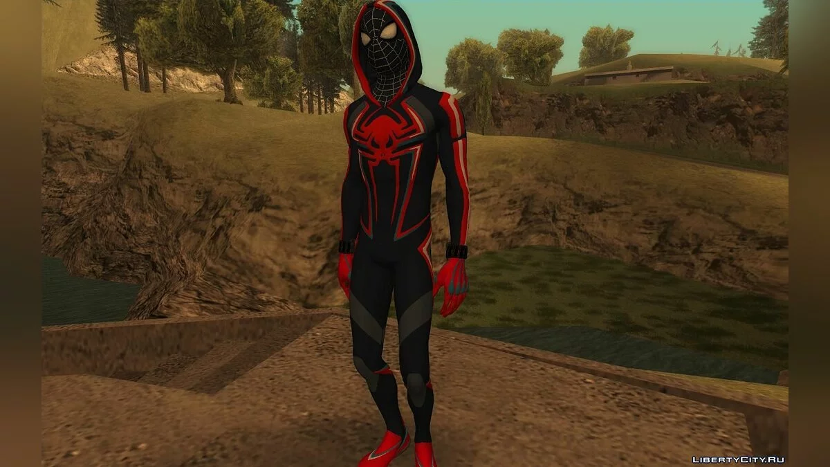 Человек-паук (Майлз Моралес) - 2099 Suit / GTA San Andreas