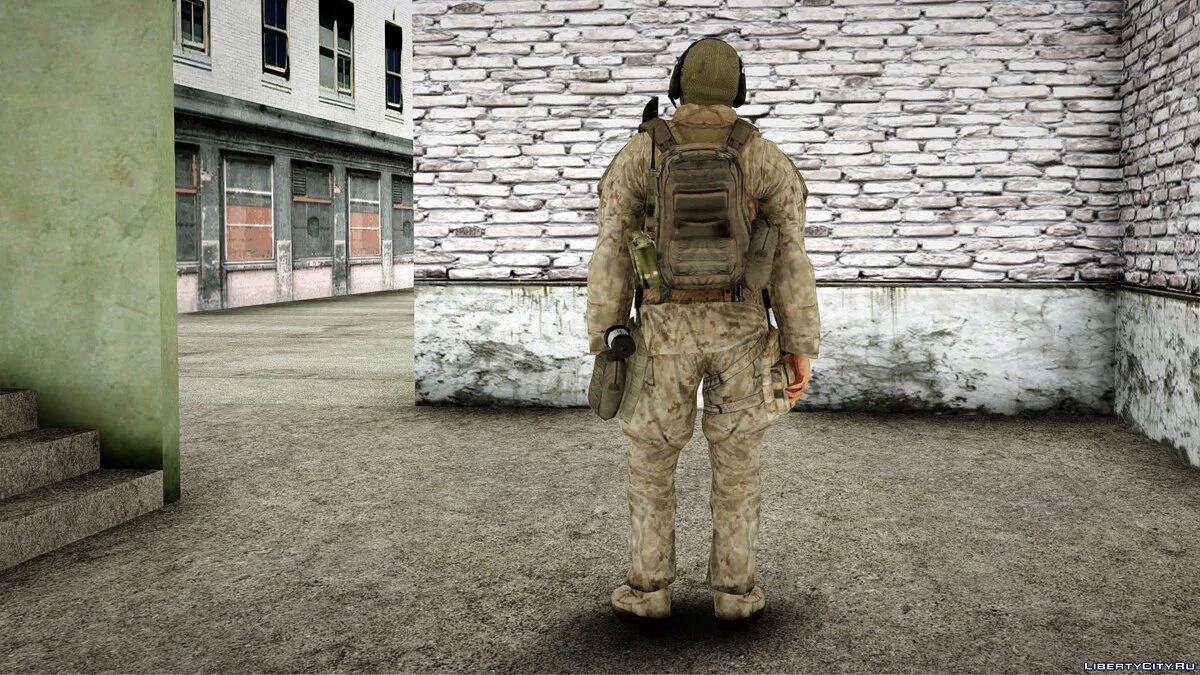 CoD MW2 Ghost Model v1 / GTA San Andreas