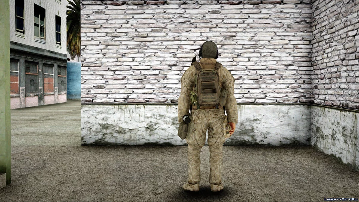 CoD MW2 Ghost Model v5 / GTA San Andreas