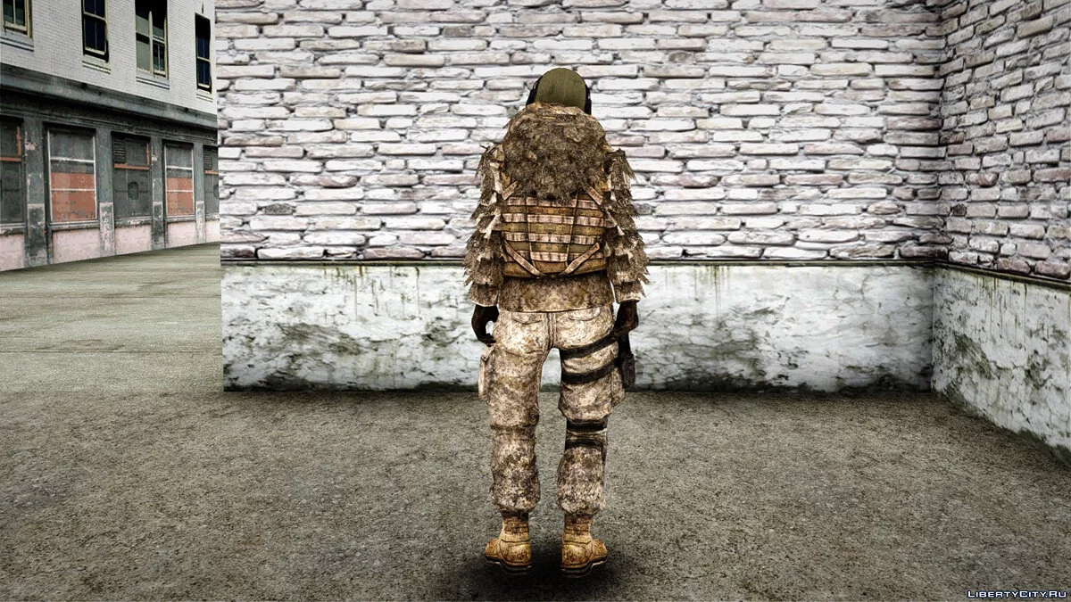COD MW2 Ghost Sniper Desert Camo / GTA San Andreas