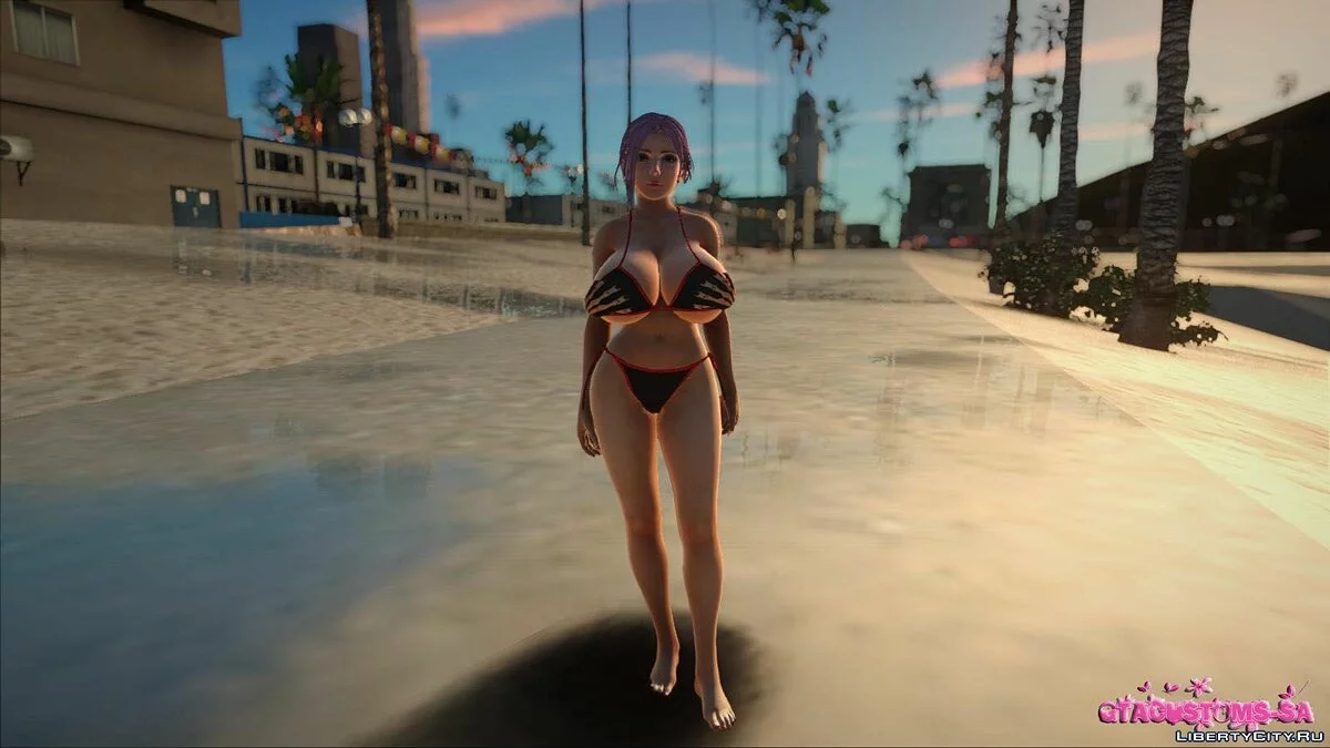 Элиза в бикини / GTA San Andreas