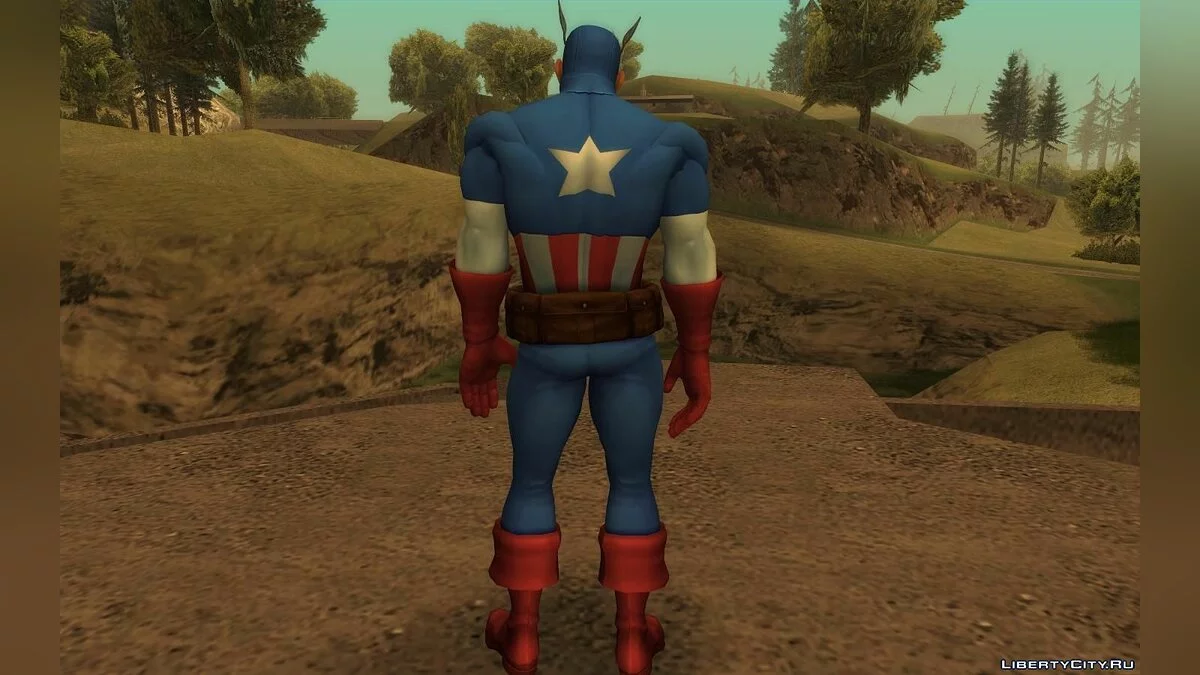 Капитан Америка (Marvel vs Capcom 3) / GTA San Andreas
