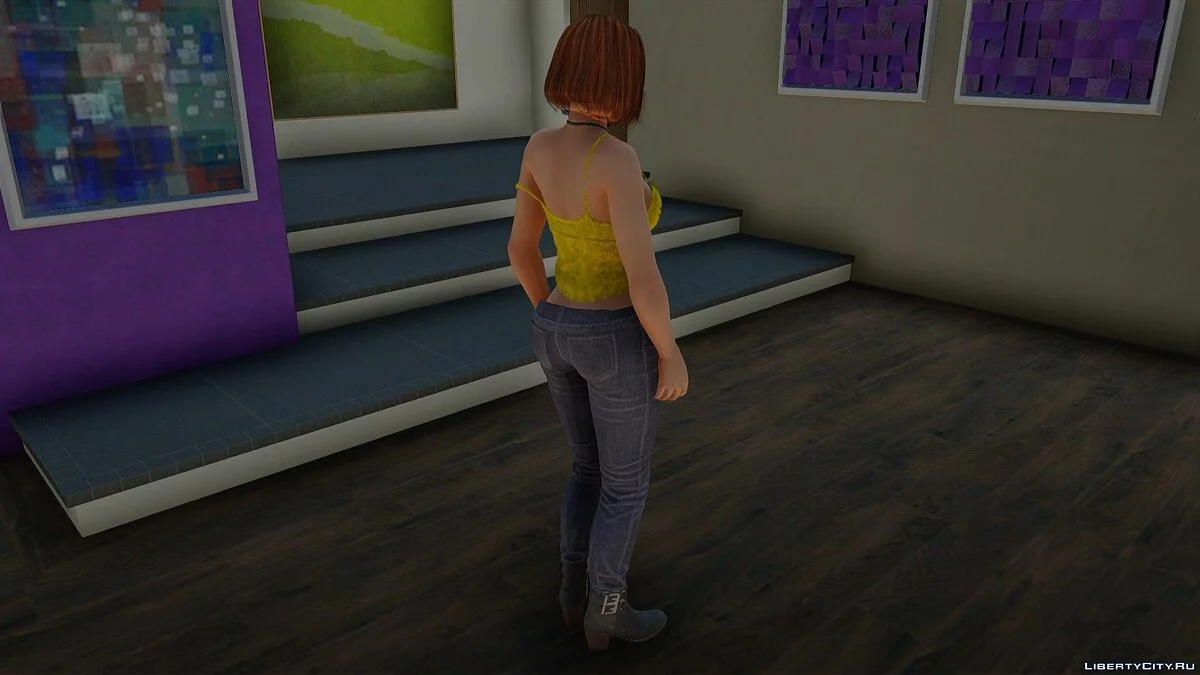 Касуми в повседневной одежде v8 / GTA San Andreas