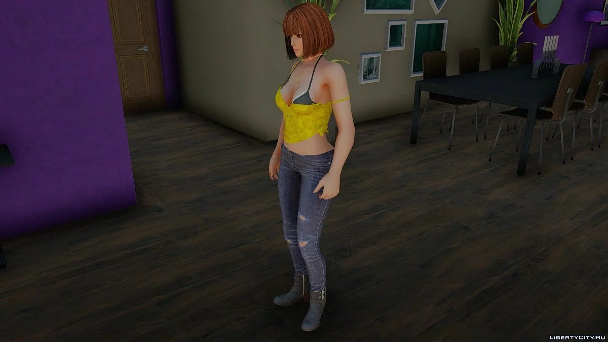 Касуми в повседневной одежде v8 / GTA San Andreas