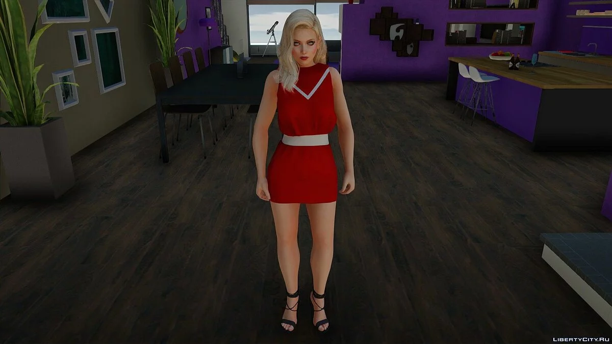 Хелена Дуглас в платье / GTA San Andreas