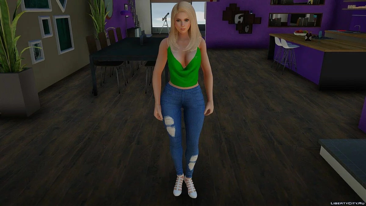 Хелена Дуглас в повседневной одежде v18 / GTA San Andreas