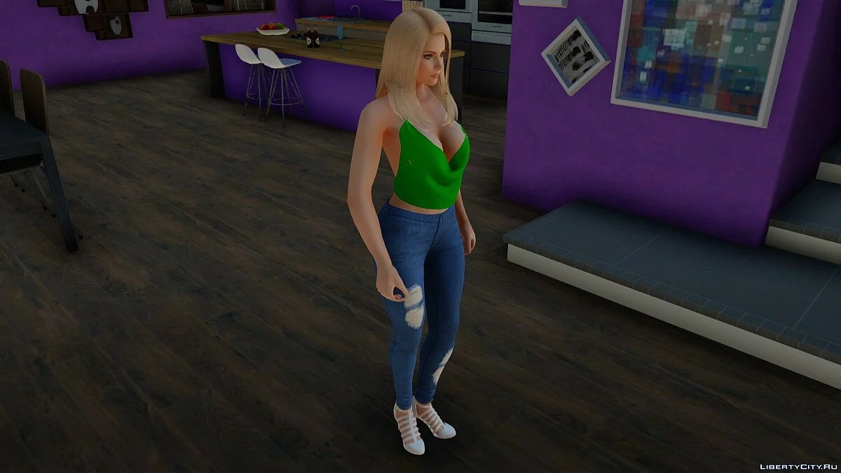 Хелена Дуглас в повседневной одежде v18 / GTA San Andreas
