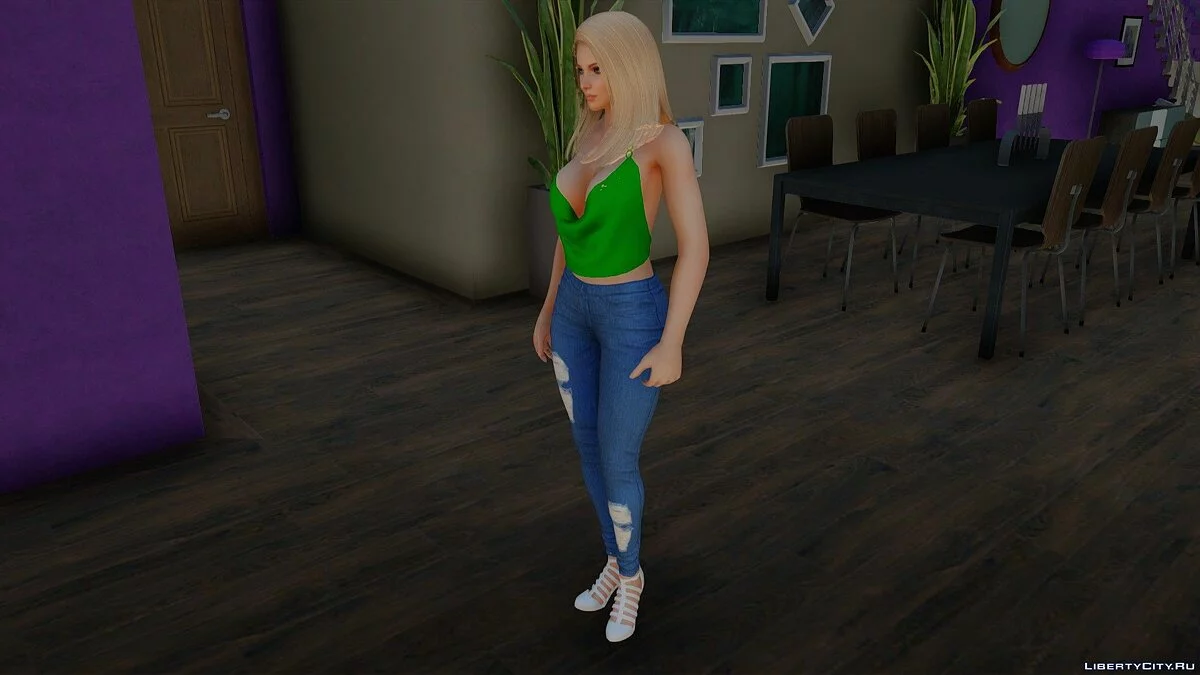 Хелена Дуглас в повседневной одежде v18 / GTA San Andreas