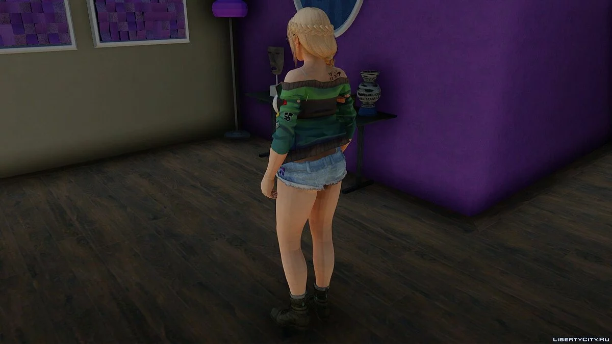 Хелена Дуглас в повседневной одежде v5 / GTA San Andreas