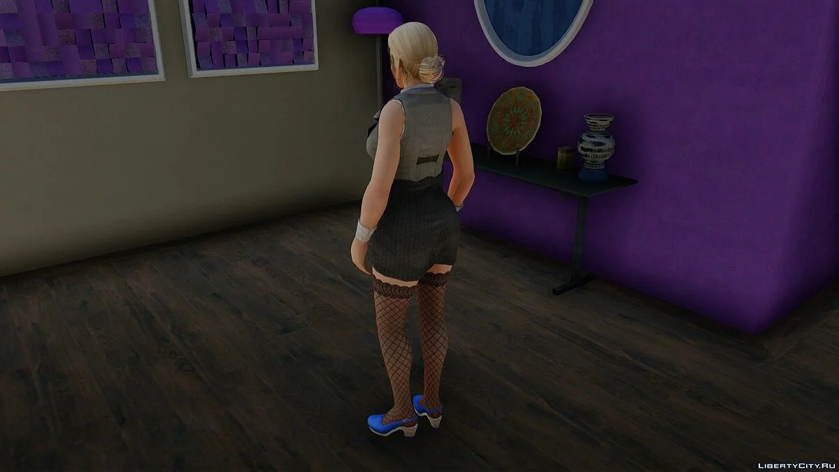 Хелена Дуглас в школьной форме / GTA San Andreas