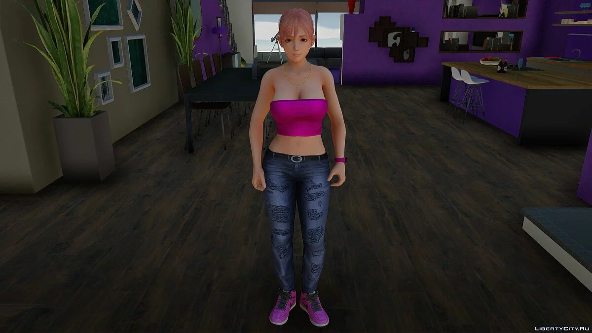 Хонока в повседневной одежде / GTA San Andreas