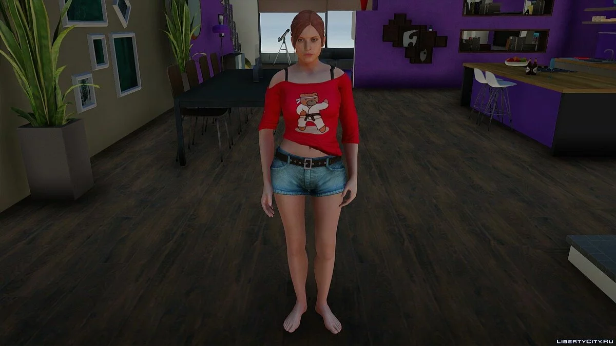 Клэр Редфилд в домашней одежде / GTA San Andreas