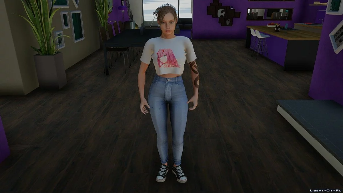 Клэр Редфилд в повседневной одежде / GTA San Andreas