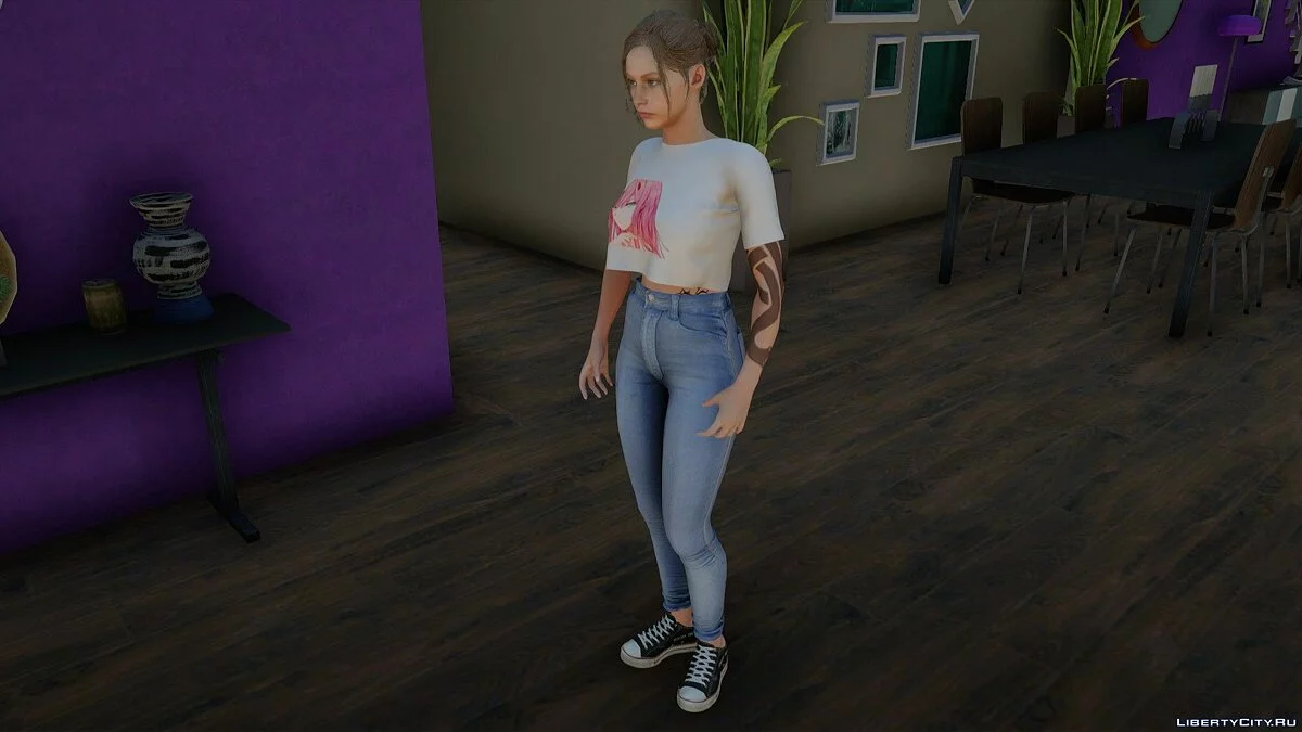 Клэр Редфилд в повседневной одежде / GTA San Andreas