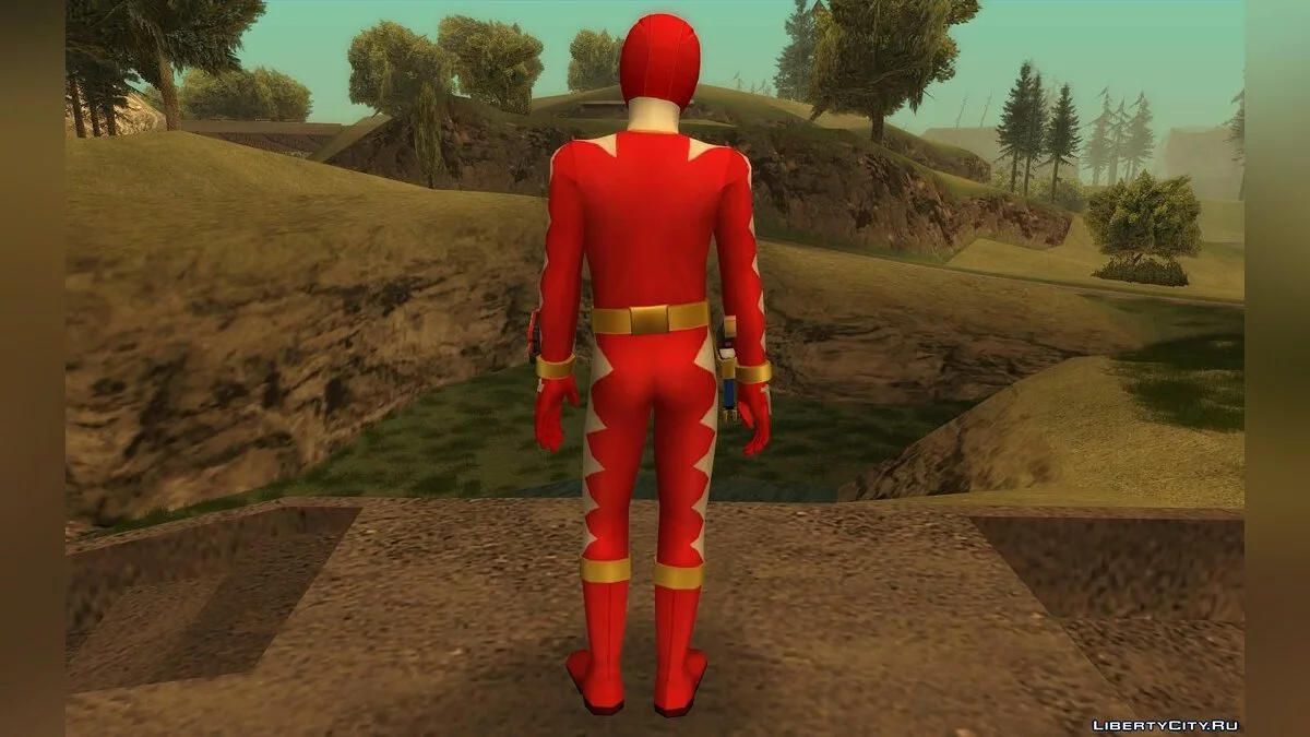 Красный Рейнджер из Power Rangers Dino Thunder / GTA San Andreas