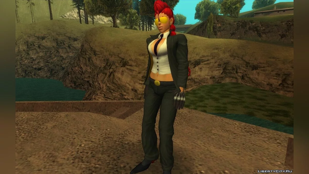 Кримсон Вайпер из Street Fighter IV / GTA San Andreas