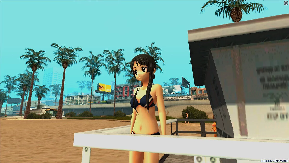 Мио Акияма в купальнике / GTA San Andreas