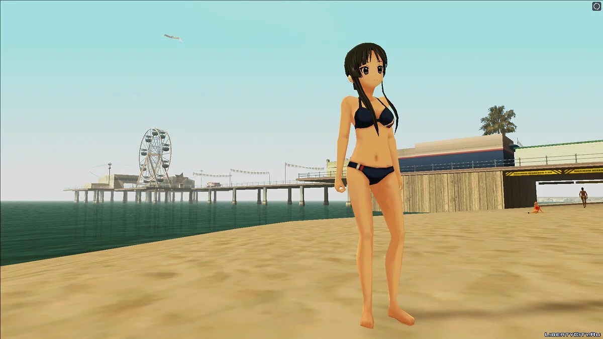Мио Акияма в купальнике / GTA San Andreas