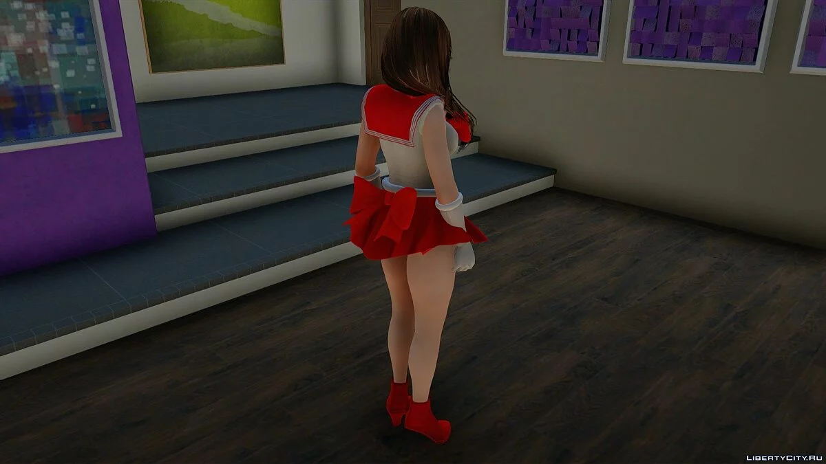 Мэй Ширануи Sailor Mars / GTA San Andreas