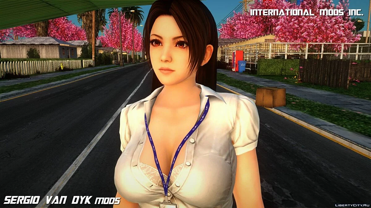 Мэй Ширануи в деловом костюме / GTA San Andreas