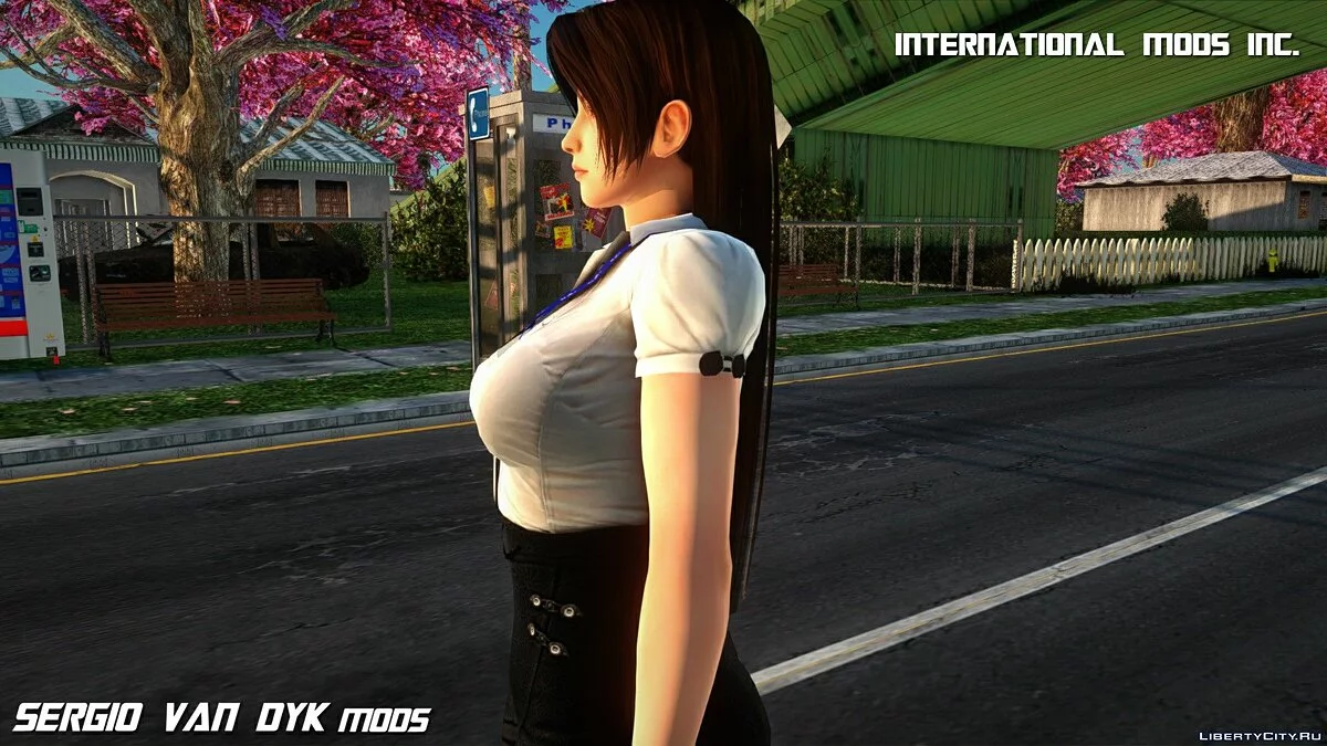 Мэй Ширануи в деловом костюме / GTA San Andreas