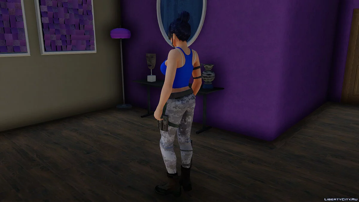 Ниотенгу в костюме морпеха / GTA San Andreas