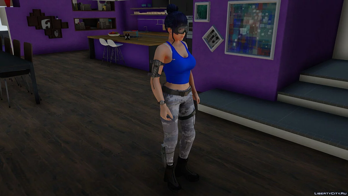 Ниотенгу в костюме морпеха / GTA San Andreas