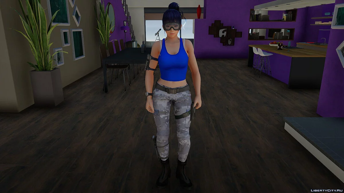Ниотенгу в костюме морпеха / GTA San Andreas
